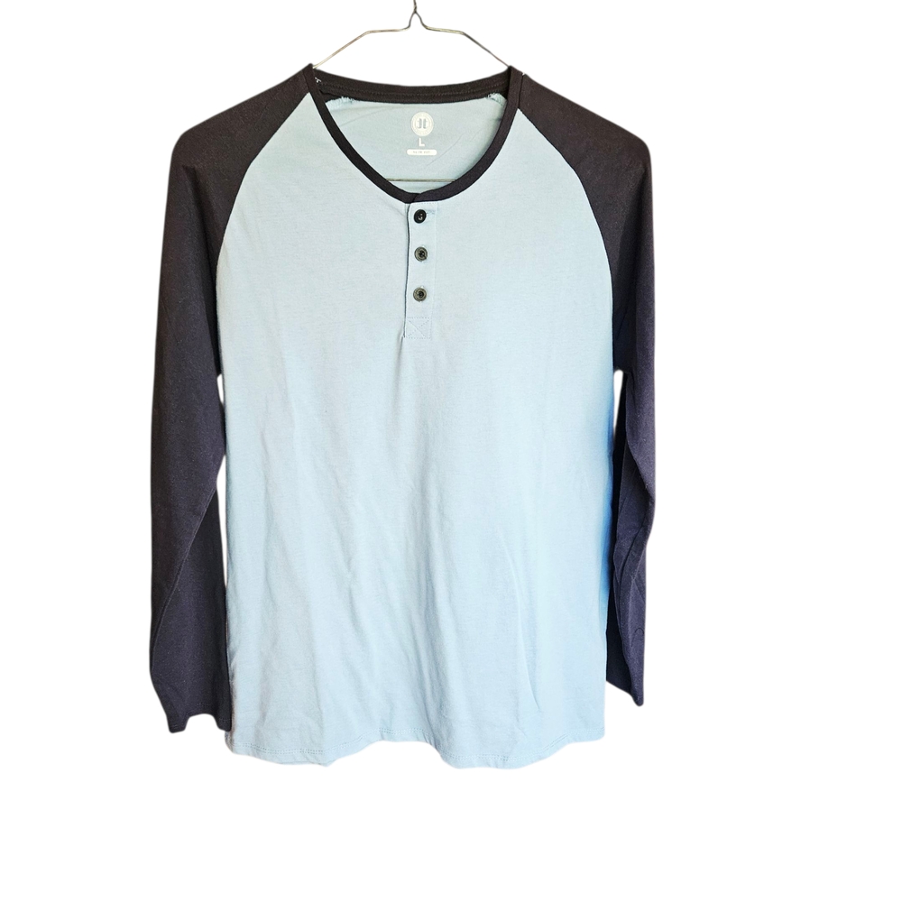 Brand New Jonny Cotton Men's Blue Crewneck Sweater